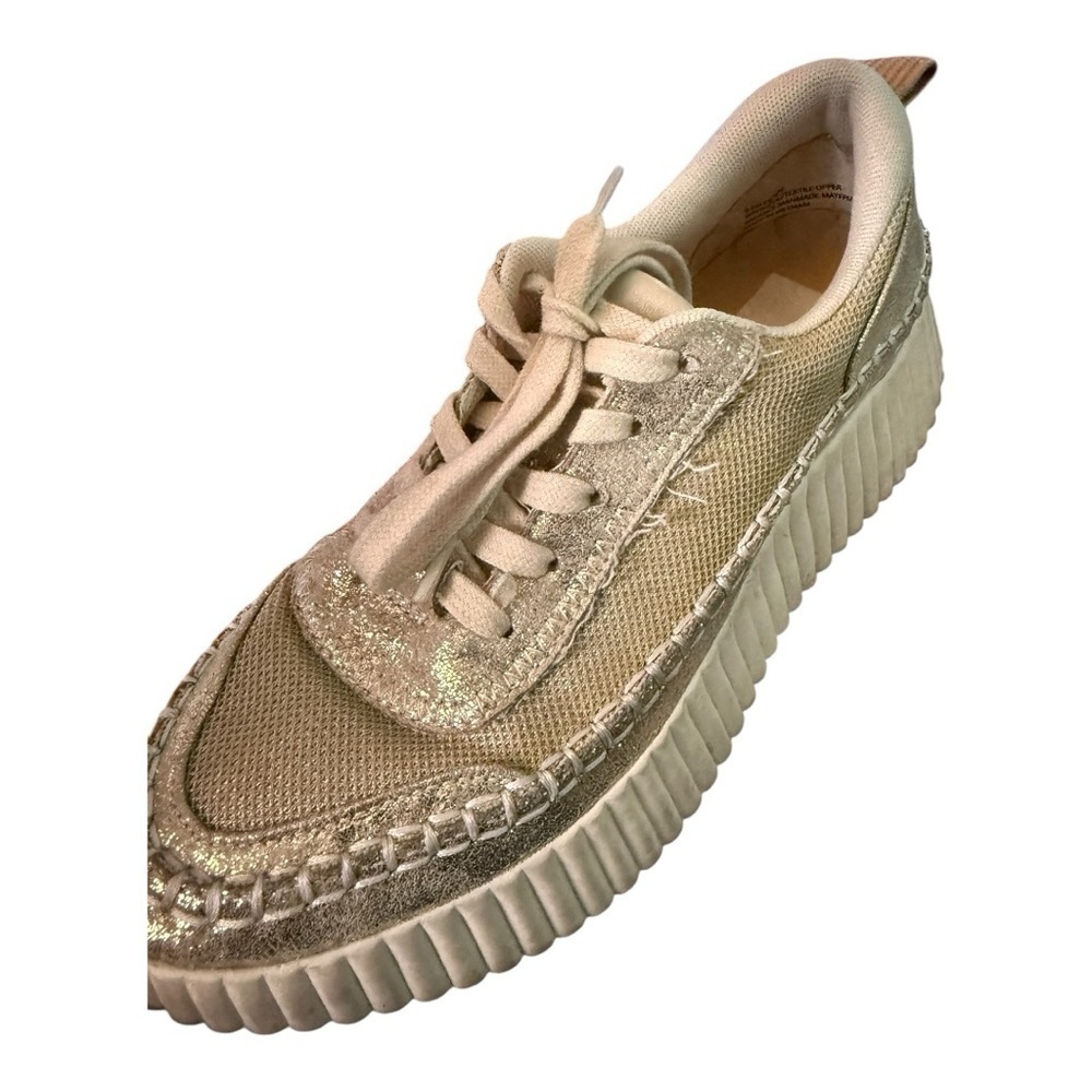 Dolce Vita Women's Gold Knit Sneakers size 6.5 - Picture 10 of 13